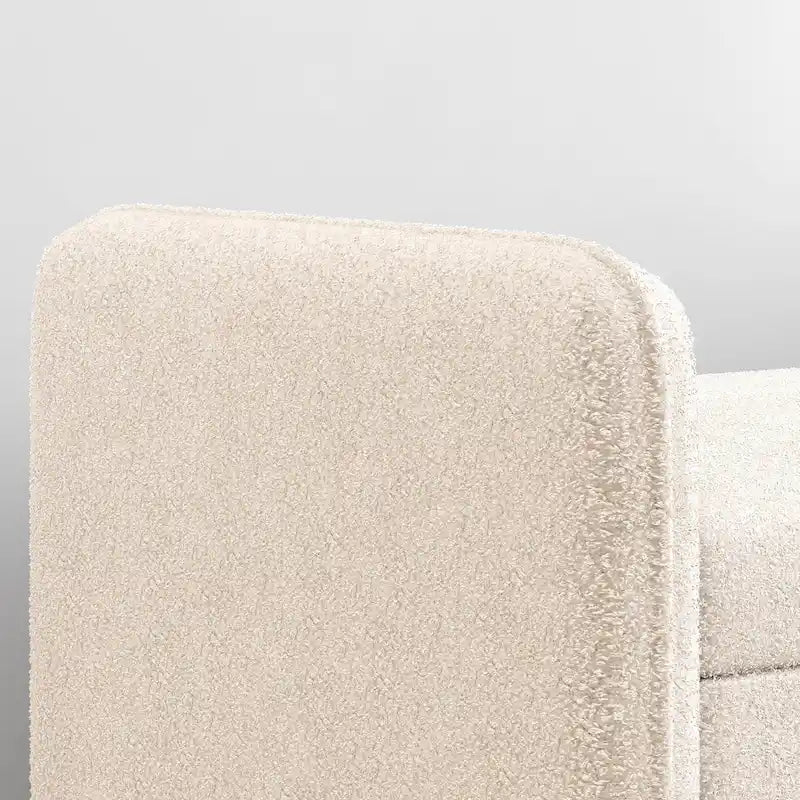 Teddy Velvet Storage Ottoman Bench with Eucalyptus Frame