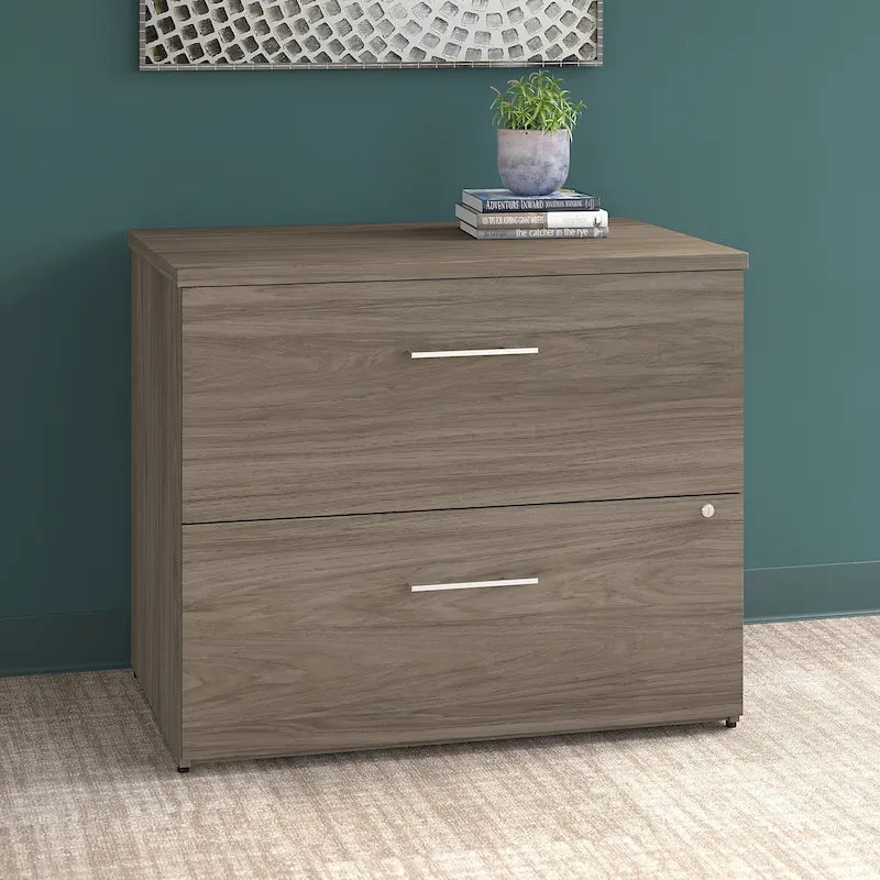 2-Drawer Lateral File Cabinet with Lock & Ball-Bearing Slides