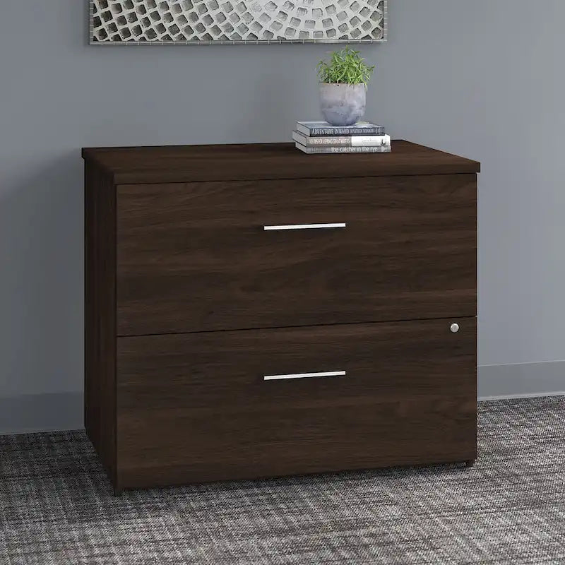 2-Drawer Lateral File Cabinet with Lock & Ball-Bearing Slides