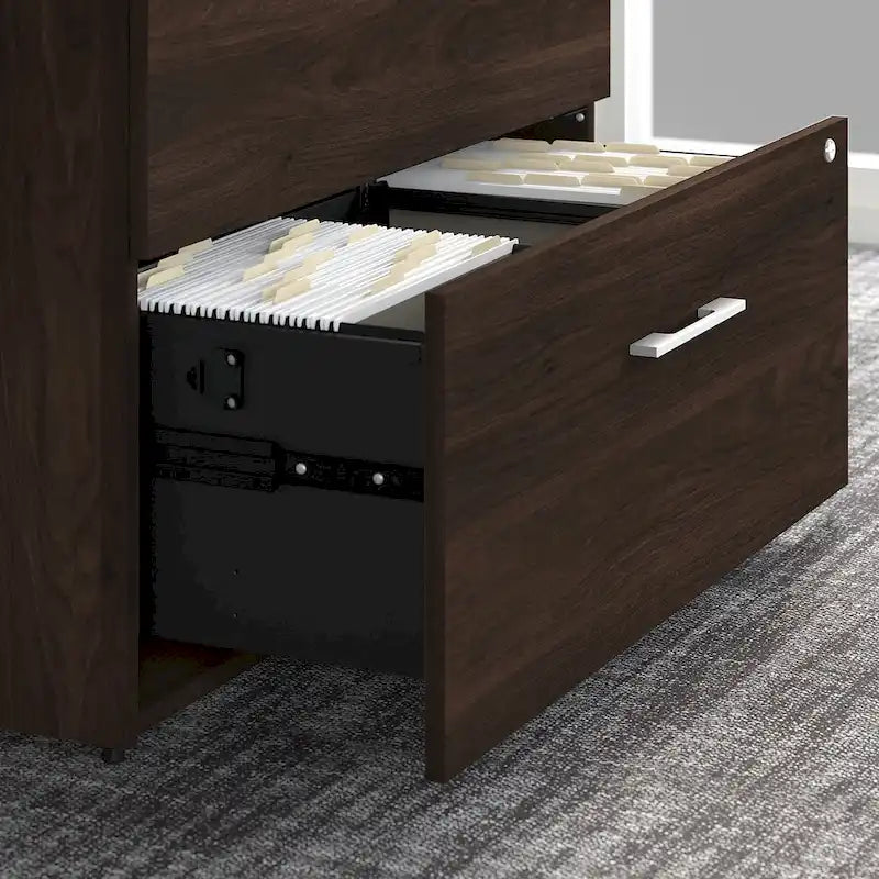 2-Drawer Lateral File Cabinet with Lock & Ball-Bearing Slides