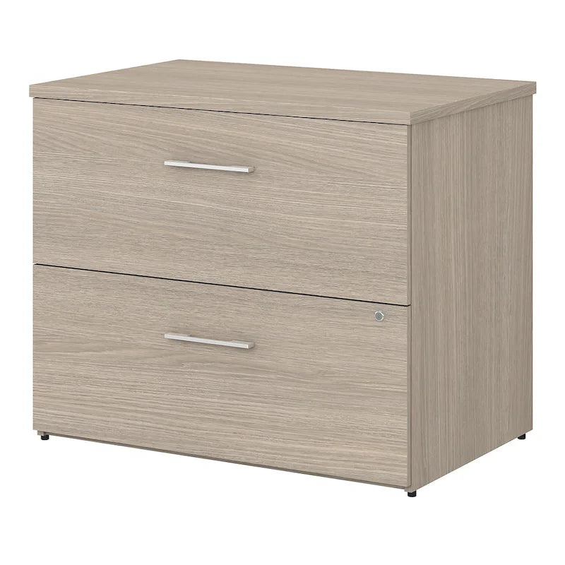 2-Drawer Lateral File Cabinet with Lock & Ball-Bearing Slides