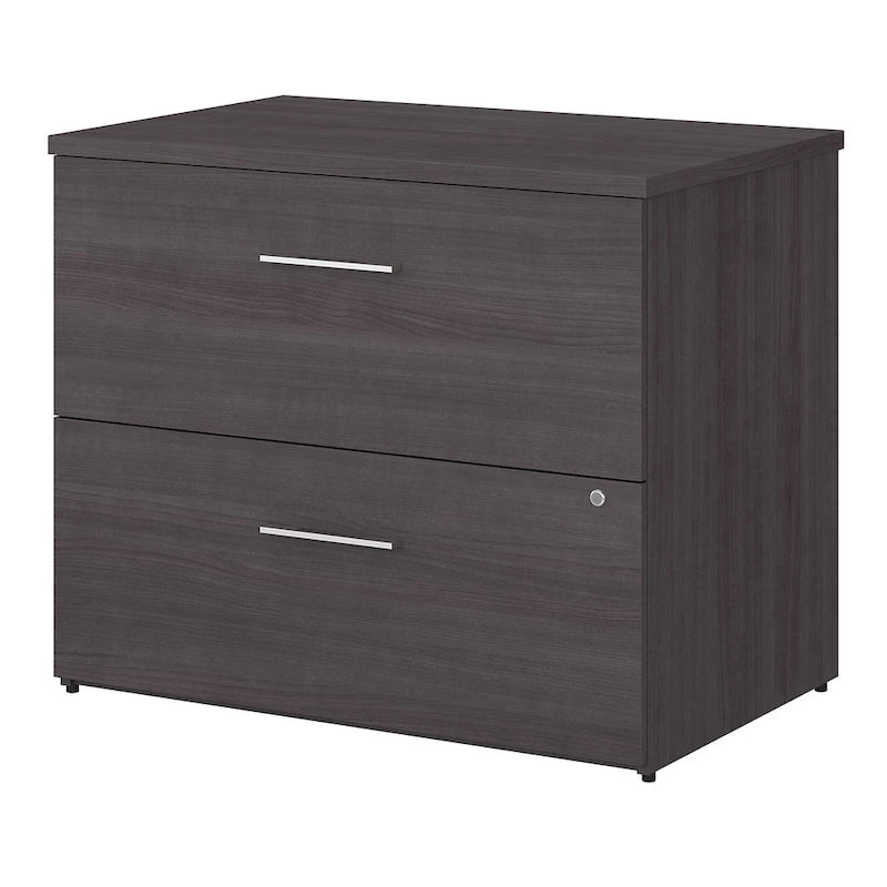 2-Drawer Lateral File Cabinet with Lock & Ball-Bearing Slides