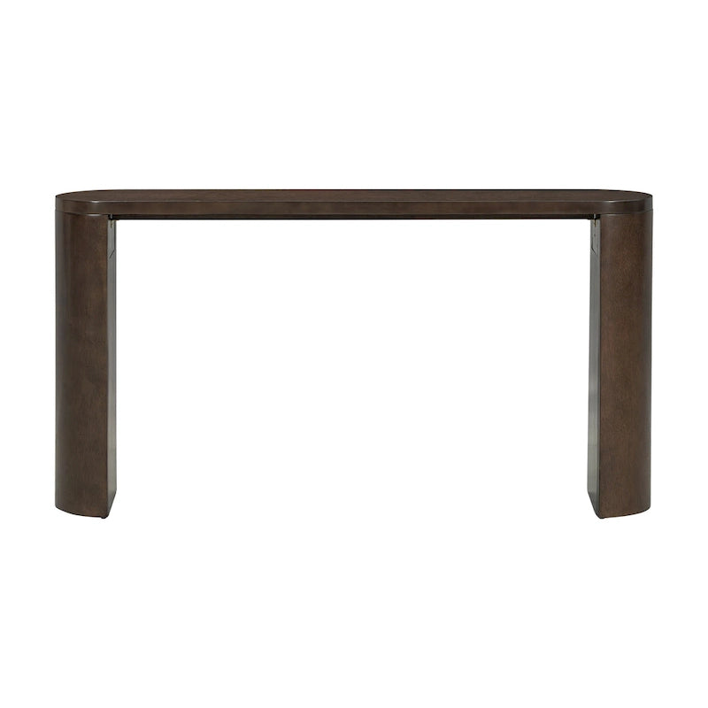Modern Entryway Console Table with Semi-Cylindrical Legs