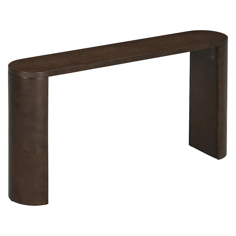 Modern Entryway Console Table with Semi-Cylindrical Legs