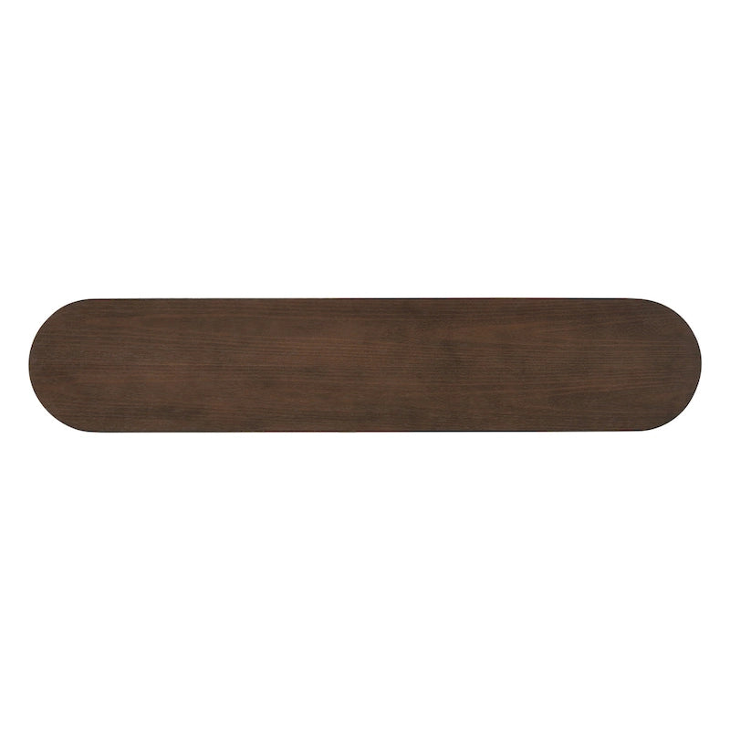 Modern Entryway Console Table with Semi-Cylindrical Legs