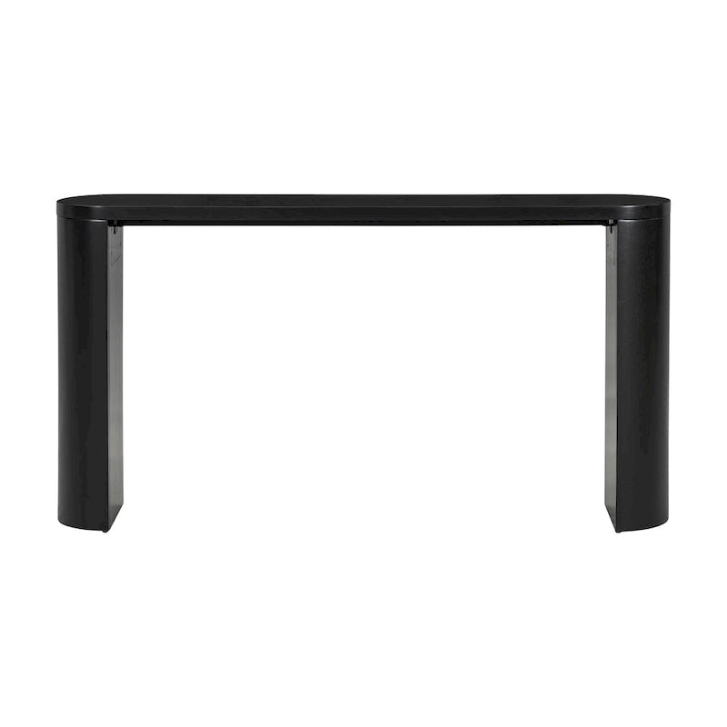 Modern Entryway Console Table with Semi-Cylindrical Legs