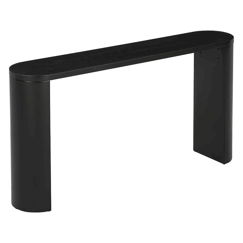 Modern Entryway Console Table with Semi-Cylindrical Legs