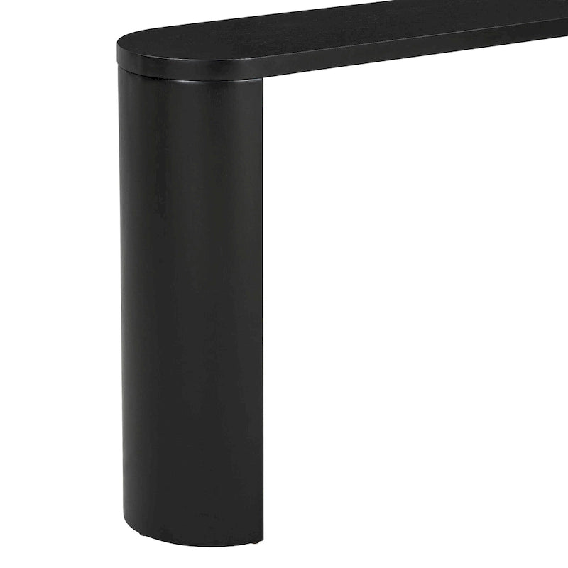 Modern Entryway Console Table with Semi-Cylindrical Legs