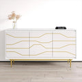 High-Gloss Modern Sideboard Buffet Cabinet