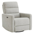 Power Swivel Recliner Chair with USB Charging Ports and Headrest