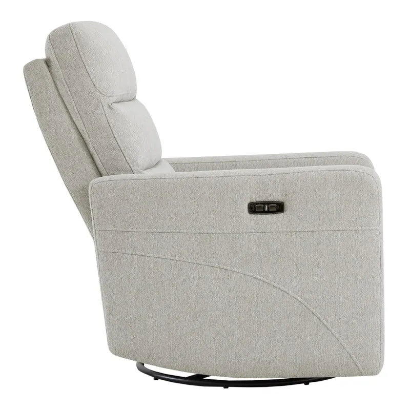 Power Swivel Recliner Chair with USB Charging Ports and Headrest