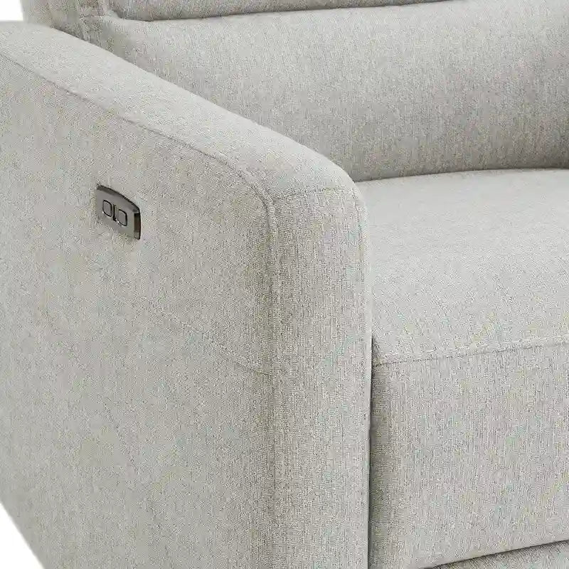 Power Swivel Recliner Chair with USB Charging Ports and Headrest