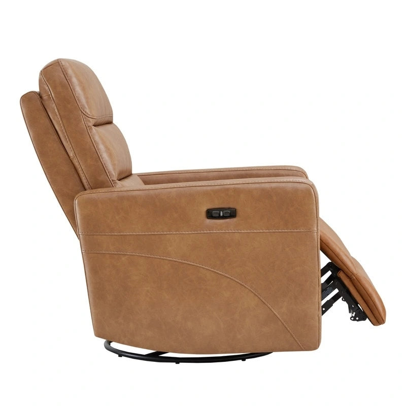 Power Swivel Recliner Chair with USB Charging Ports and Headrest