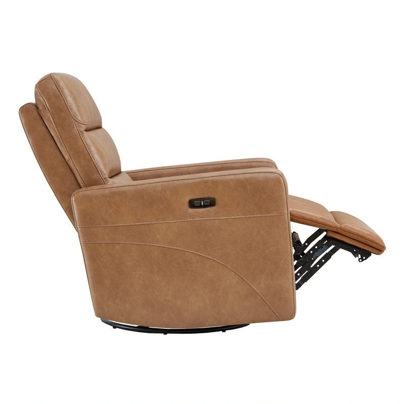 Power Swivel Recliner Chair with USB Charging Ports and Headrest