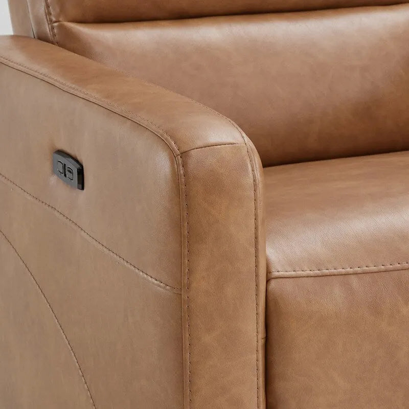 Power Swivel Recliner Chair with USB Charging Ports and Headrest