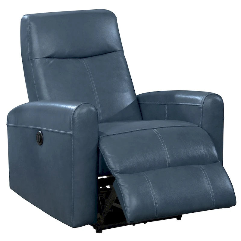 Leather Power Recliner Chair with Built-In Lumbar Massage