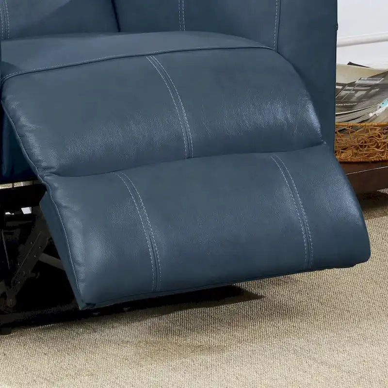Leather Power Recliner Chair with Built-In Lumbar Massage