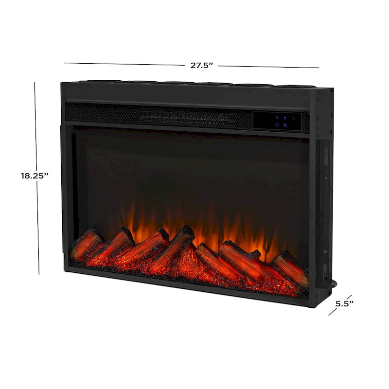 72" Electric Fireplace TV Stand with Adjustable Shelves & Remote