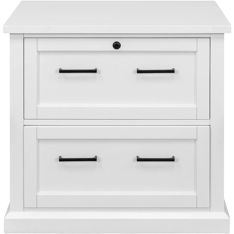 White Shaker-Style Lateral File Cabinet – Fully Assembled
