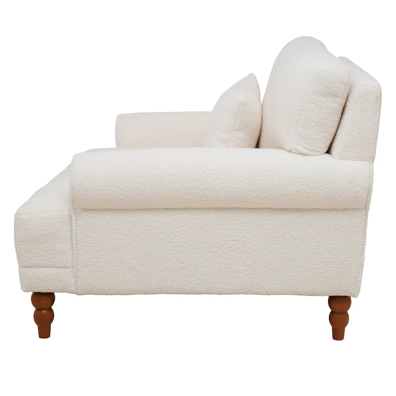 Modern Fabric Accent Club Chair with Aluminum Frame