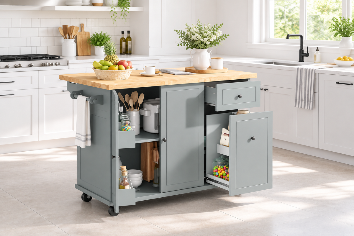 Rolling Kitchen Island Cart - Landscape